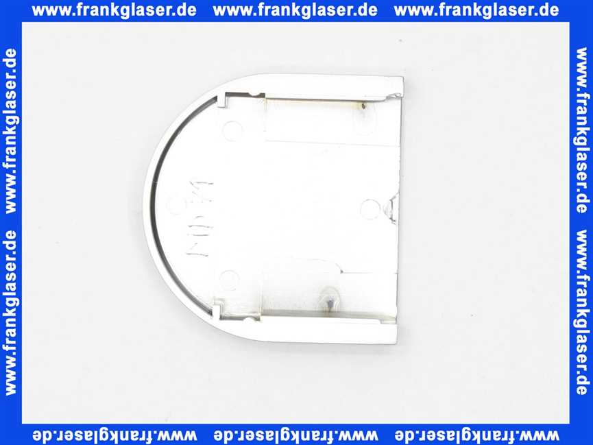 Duka Abdeckung Scharnier SAT Kunststoffteil Deckel zur Scharnierabdeckung verchromt