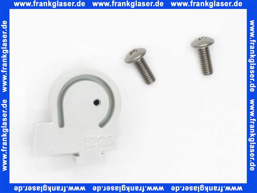 PLE326 Duka Kunststoffteil Scharnier Lx, in grau