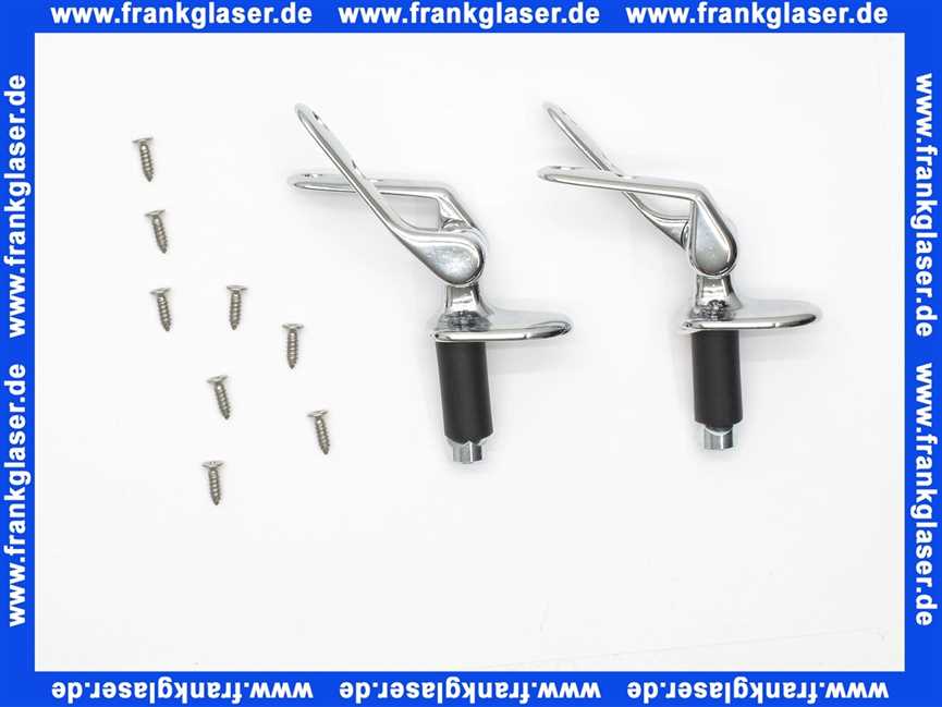 00612210000 Duravit Scharnierpaar zu WC-Sitz 1930 in Chrom ab Baujahr Oktober 2003