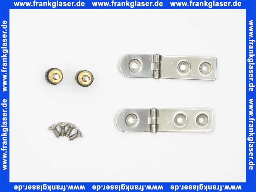 0061231000 Duravit Scharnierpaar Urinaldeckel Fizz Chrom