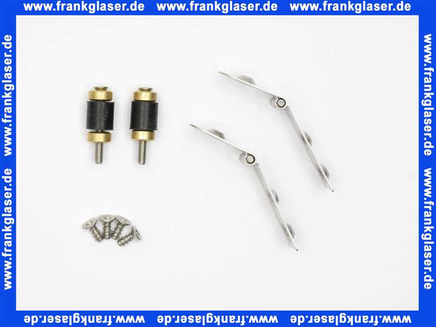 0061231000 Duravit Scharnierpaar Urinaldeckel Fizz Chrom