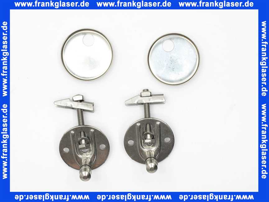 0061631000 Duravit Darling New Scharniersatz zu WC-Sitz mit und ohne Absenkautomatik