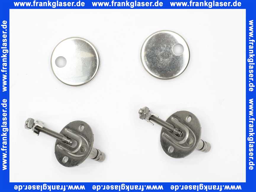 0061631000 Duravit Darling New Scharniersatz zu WC-Sitz mit und ohne Absenkautomatik