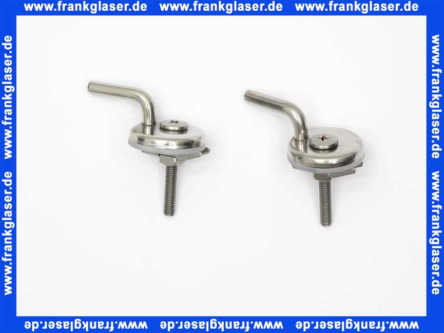 0061691000 Duravit Darling New Scharniersatz WC-Sitz ohne Absenkautomatik