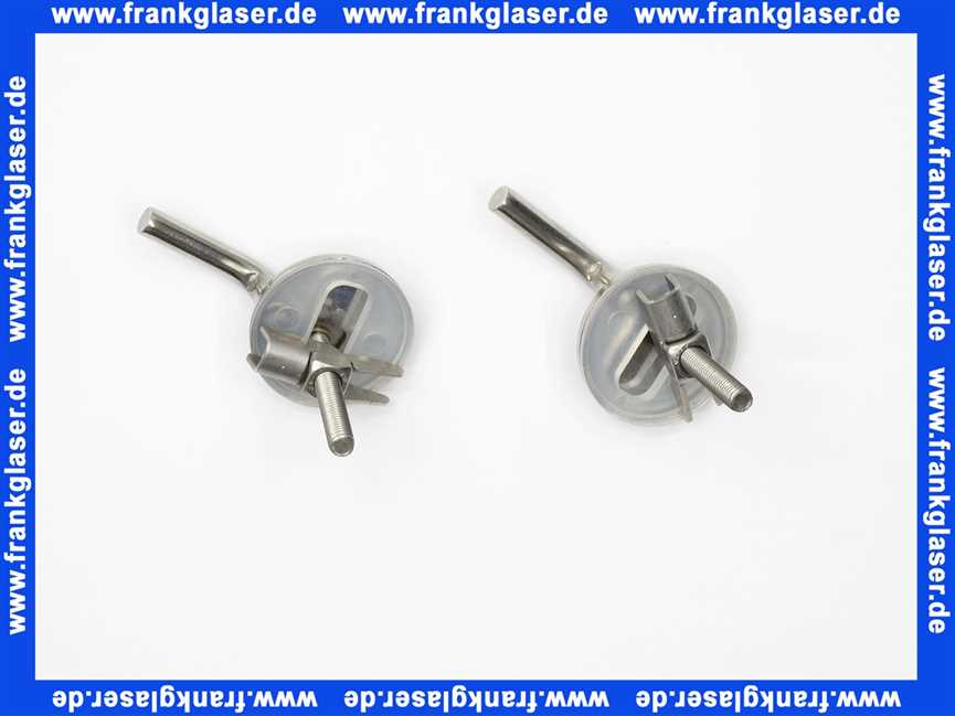 0061691000 Duravit Darling New Scharniersatz WC-Sitz ohne Absenkautomatik