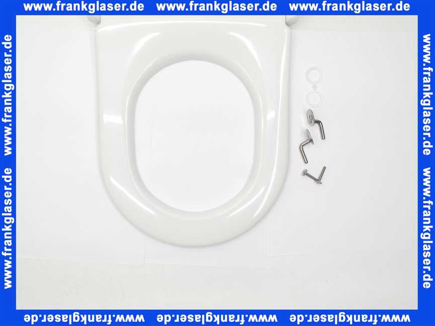 0063810000 Duravit WC-Sitz Starck 3 ohne SoftClose Scharniere edelstahl, weiß