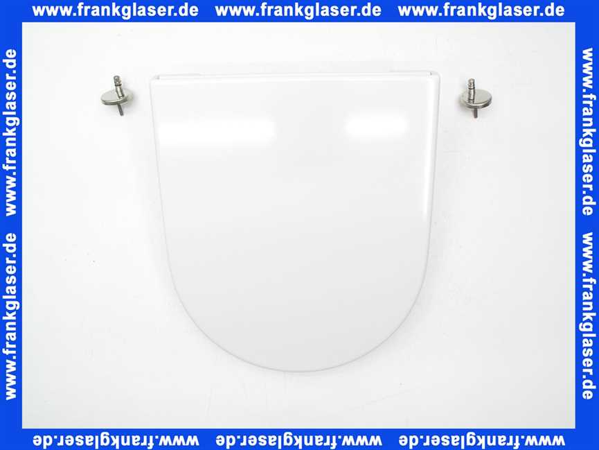 0063890000 Duravit WC-Sitz Starck 3 mit SoftClose Scharniere edelstahl, weiß