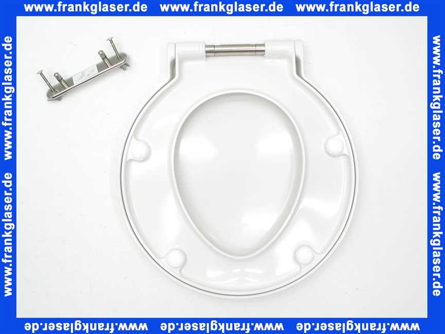 0065880099 Duravit WC-Sitz Starck 1 mit SoftClose Scharnierwelle edelstahl, weiß