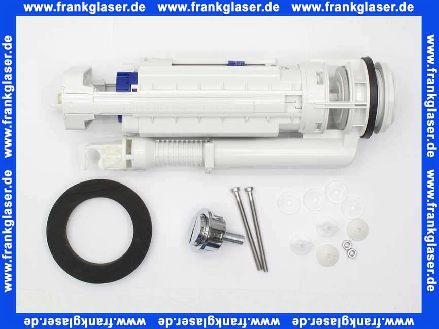 0074131300 Duravit Ablaufventil zu porzellan Spülkasten mit Anschluss unten