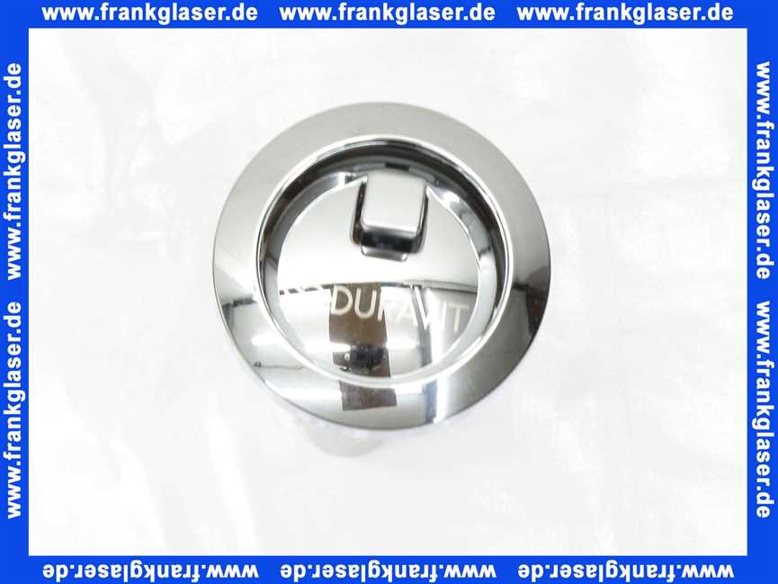0074601000 Duravit Druckknopf zu Spülkasten mit Zweimengenspülung