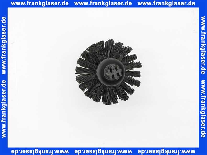 1001610000 Duravit Bürstenkopf in Schwarz zu WC Bürste Austauschkopf