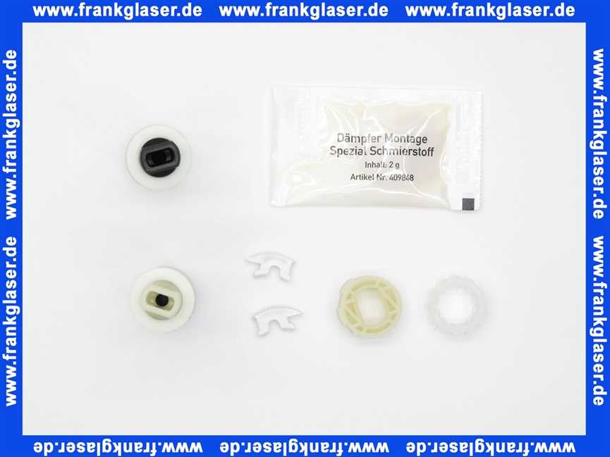 1004290000 Duravit Absenkautomatik Dämpfer Set für Starck 2 WC-Sitz