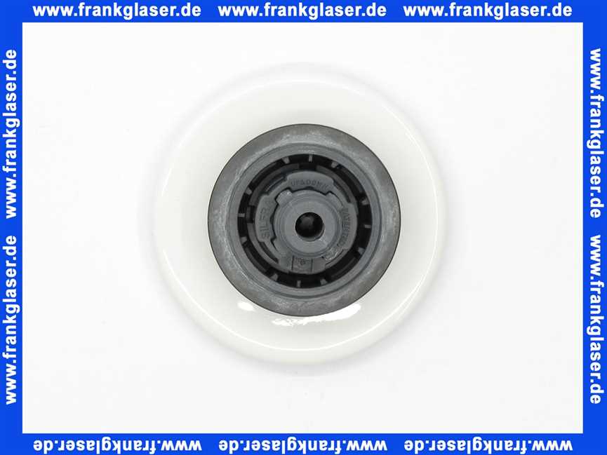 1004600000 Duravit keramische Ventilabdeckung weiss Push open