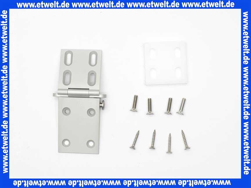 7900772 Duravit Ersatzscharnier für für Sundeck Wanne inkl. Schrauben