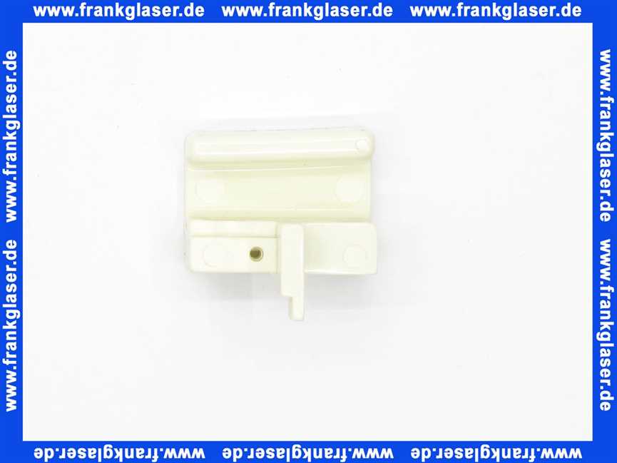 201662WE Duscholux Führungsteil-Schieber in weiß