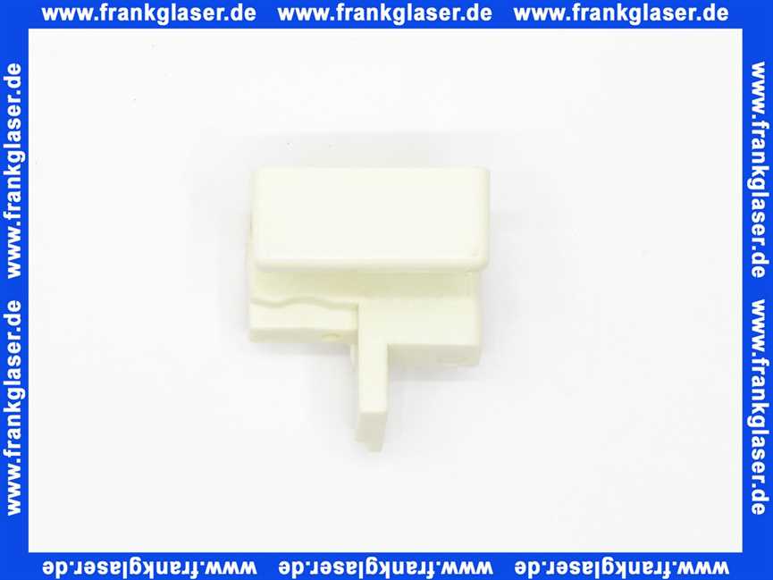 201662WE Duscholux Führungsteil-Schieber in weiß