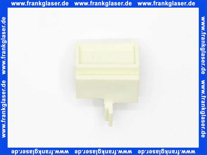 201663WE Duscholux Führungsteil-Schieber in weiß