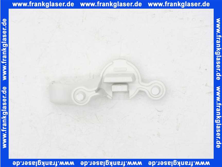 220709.001 Duscholux Gleiter weiss für Duschabtrennung