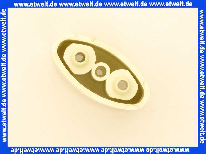 230054030 Duscholux Aufnahme Griffstück, weiß