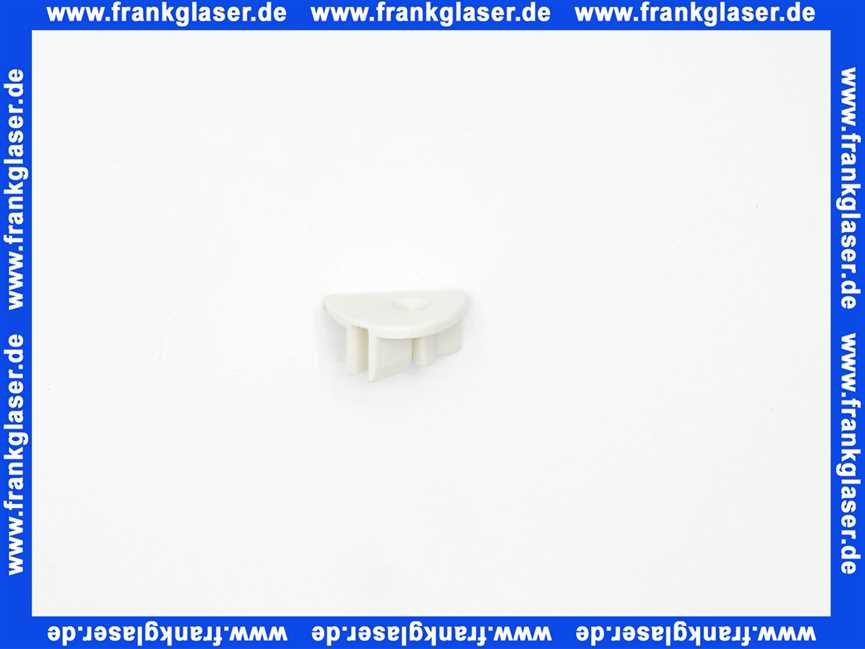 230074001 Duscholux obere Kappe für Tür weiss