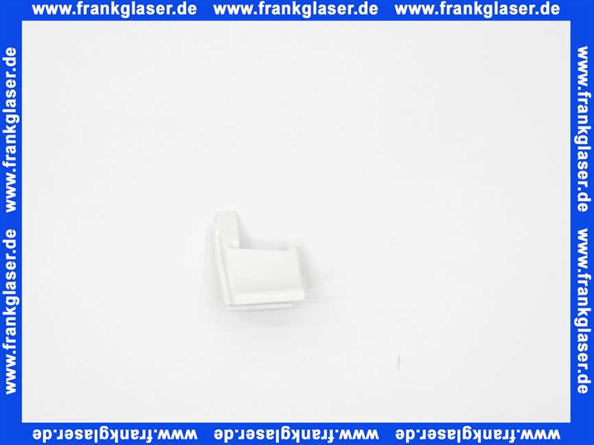 240125WE Duscholux Endkappe links in weiß