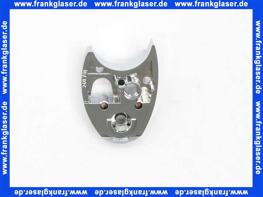 240751 Duscholux Lager komplett oben/unten (Seitent.re) Profilfarbe(062) Kunststofffarbe 078 chrom glanz