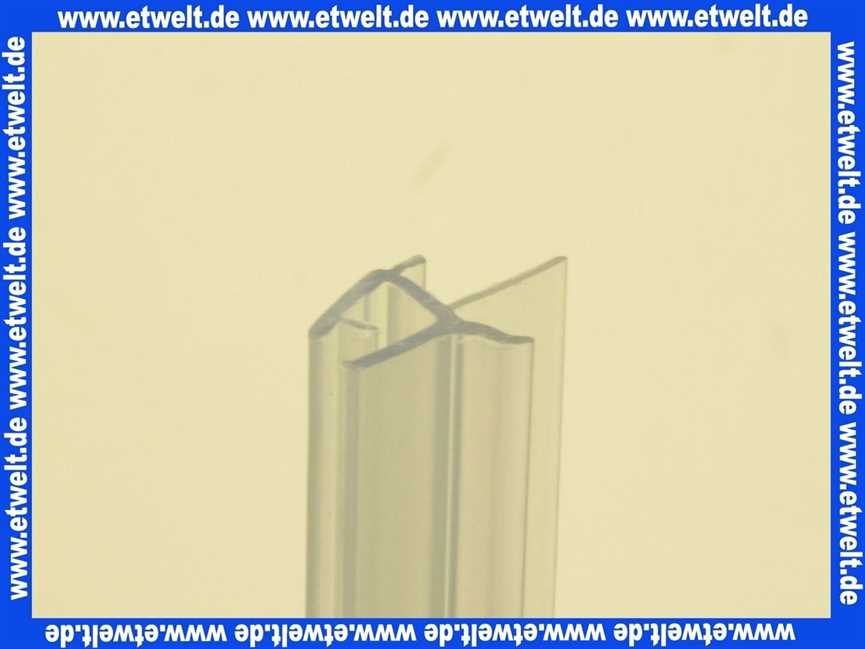 250295 Duscholux Abweisleiste 1000 mm