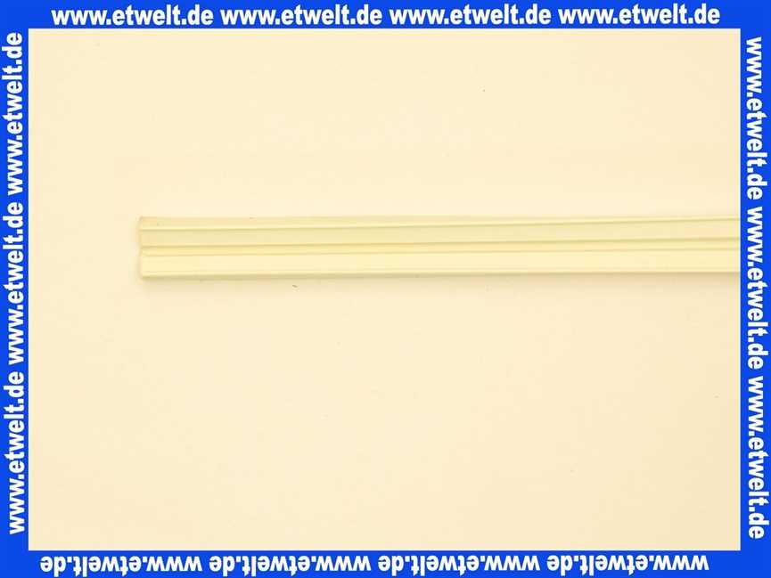 250296 Duscholux senkrechte Dichtleiste weiss
