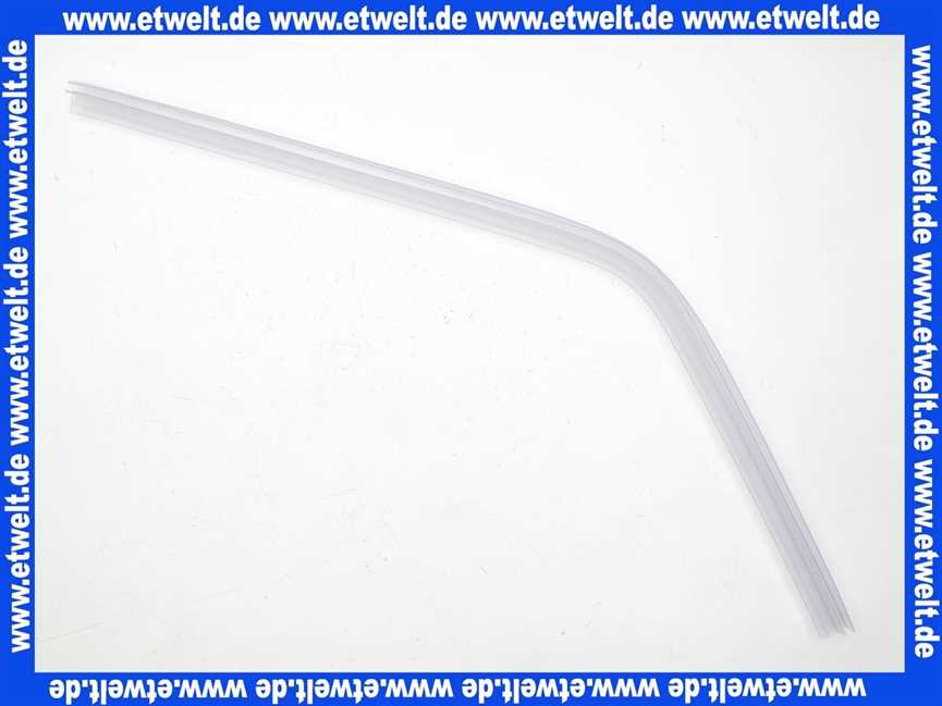 25030502300000 Duscholux Wasserabweisprofil (Doppellippe) links