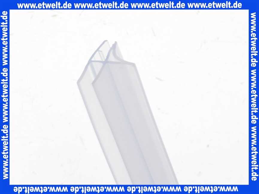 25030502300000 Duscholux Wasserabweisprofil (Doppellippe) links
