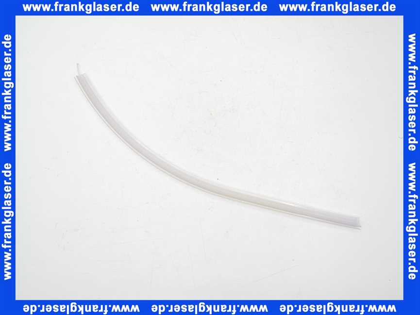 250313.07.005.000 Duscholux untere Dichtleiste gebogen rechts Dichtung für Duschtüre