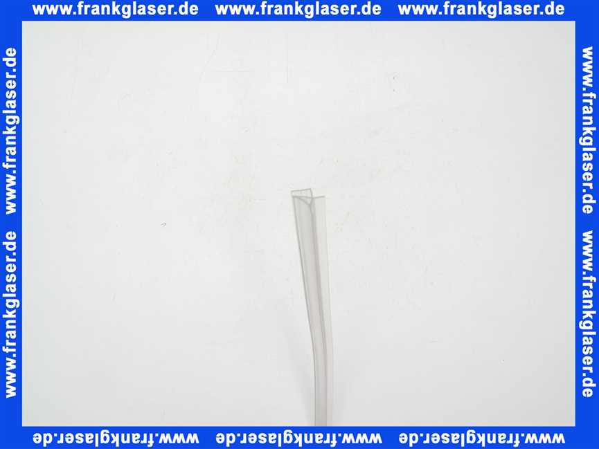 250313 Duscholux untere Türdichtleiste links, gebogen