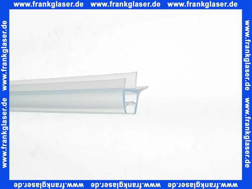 25035301005 Duscholux Wasserabweisprofil links