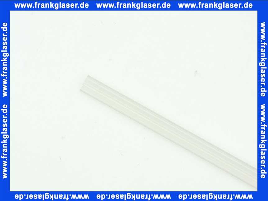 250378010001000 Duscholux DS Wasserabweisprofil kurz transparent