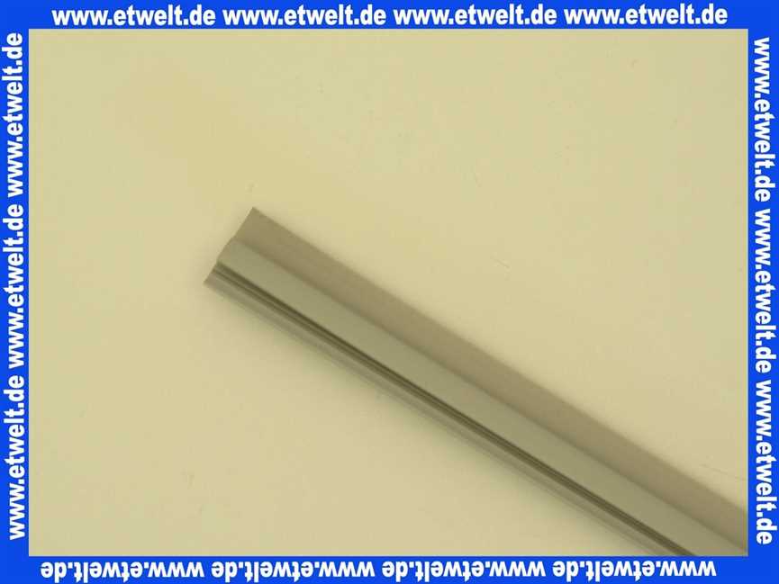 250420 Duscholux Dichtleiste Dichtung grau