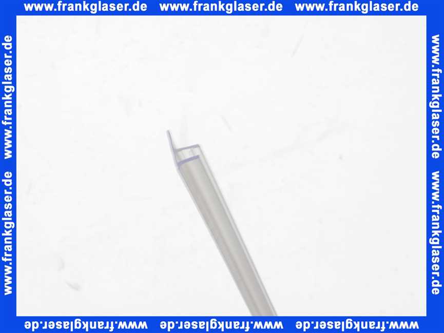 250484.01.004.000 Duscholux Wasserabweisprofil, gebogen, Round