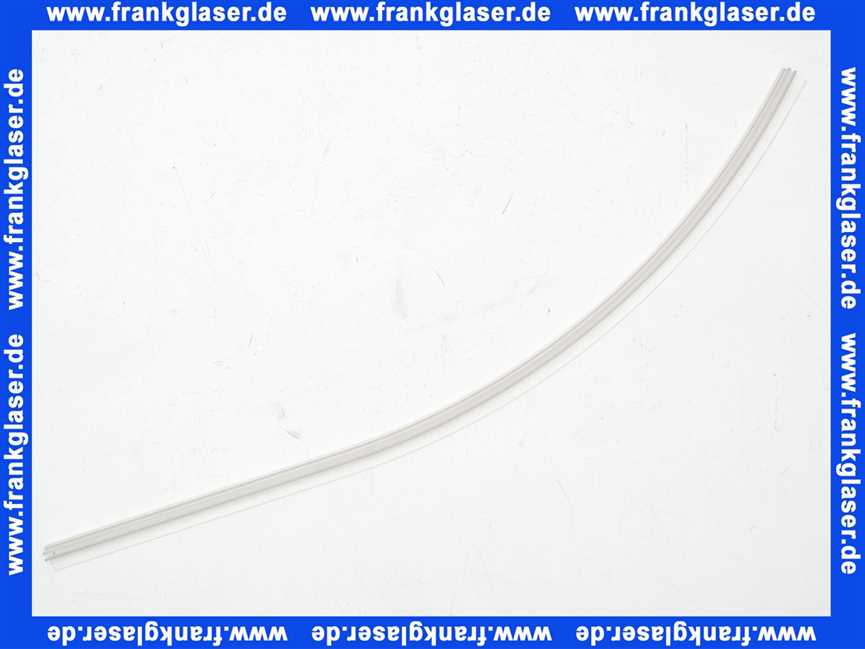 250484.01.005.000 Duscholux Wasserabweisprofil, gebogen, Round