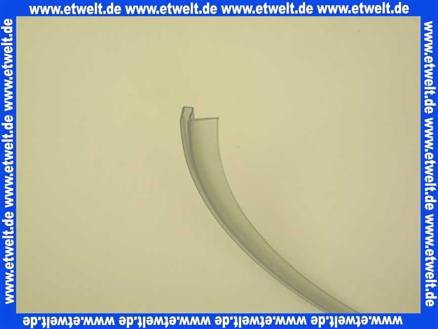 251101000 Duscholux Wasserabweisprofil zu Serie Bella Vita Round