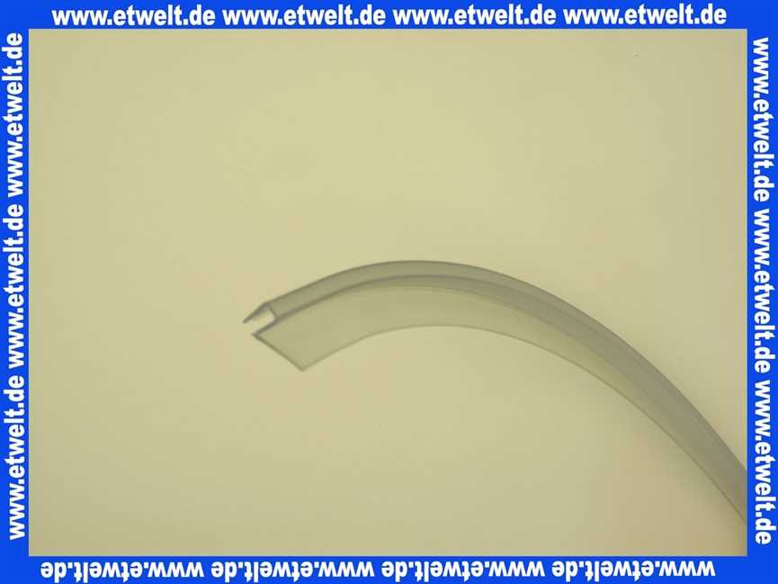 251101000 Duscholux Wasserabweisprofil zu Serie Bella Vita Round
