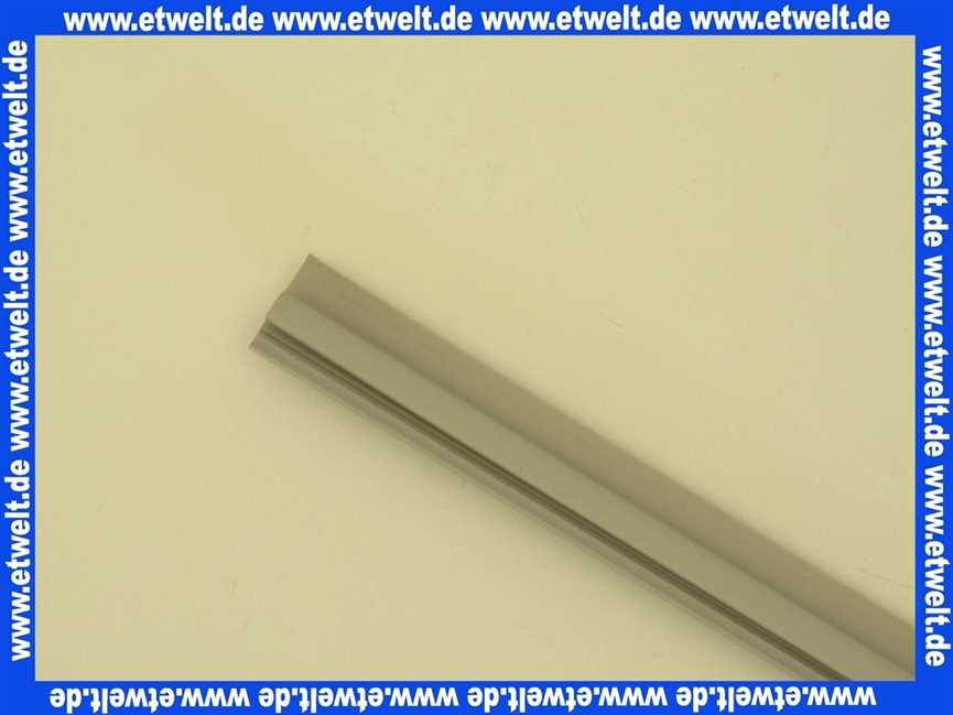 2542001 Duscholux Dichtleiste grau