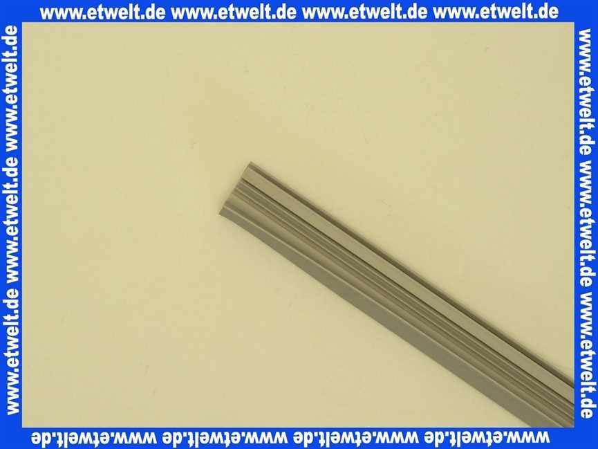 2542001 Duscholux Dichtleiste grau