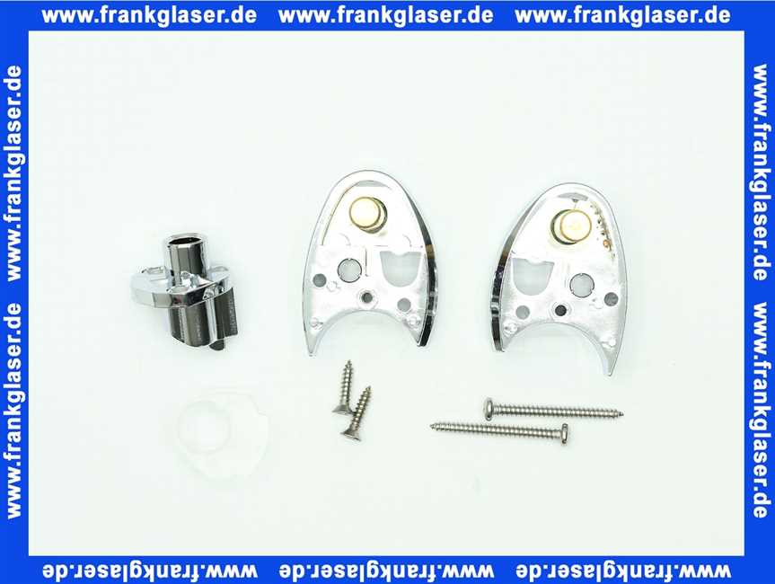 401178 Duscholux Lager komplett oben/unten verchromt