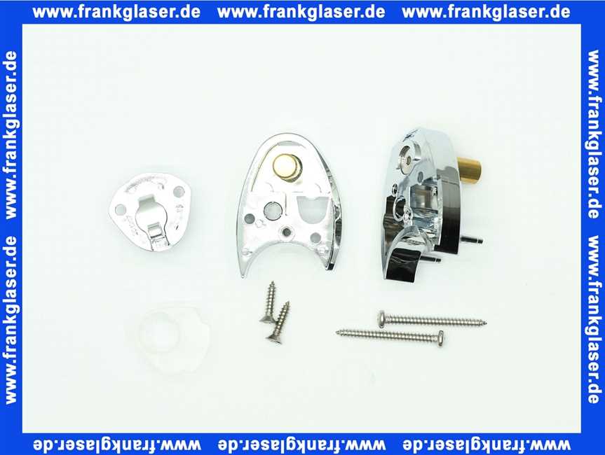 401178 Duscholux Lager komplett oben/unten verchromt