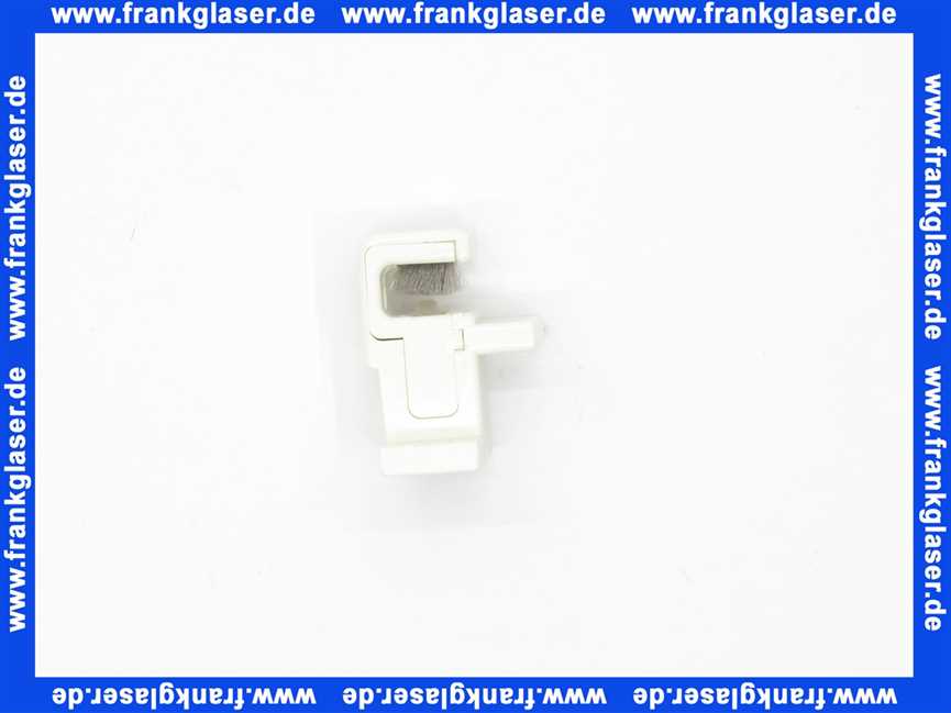 401186001 Duscholux Führung Gleiter für Schiebetür in Weiss