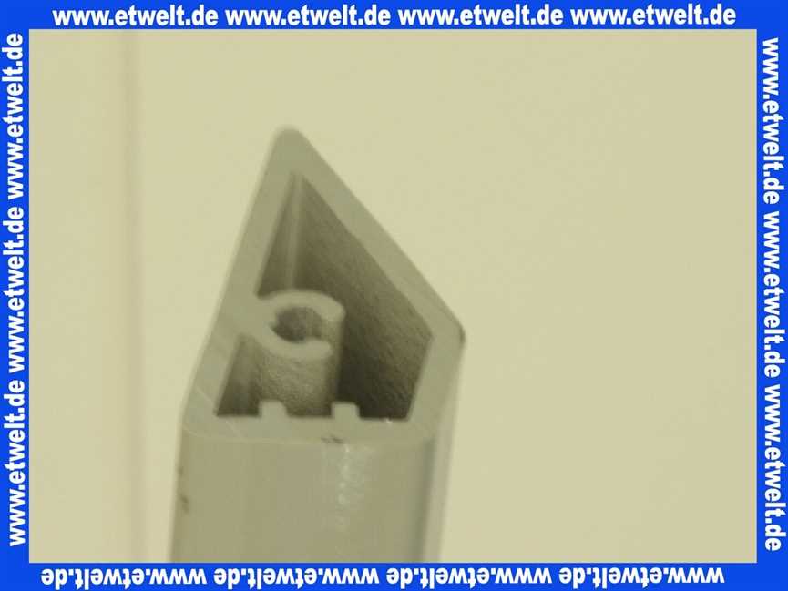 50572201 Duscholux Los Schwenkprofil manhatten