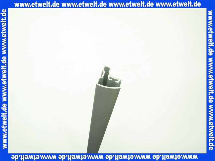 508921000709999 Duscholux Bodenprofil silber elox. für Opt. Five