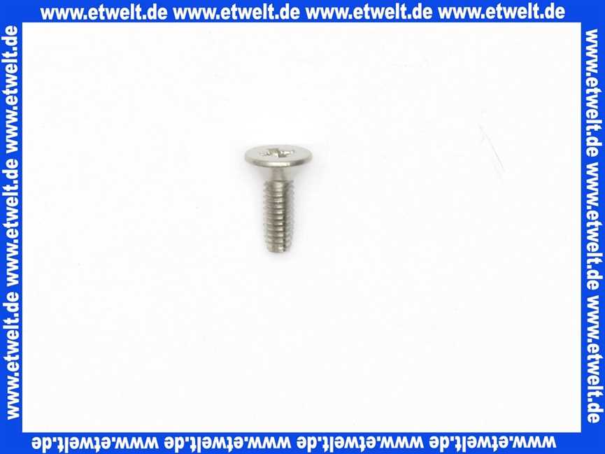 600147 Duscholux Senkschraube mit Kreuzschlitz