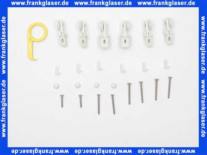 751620001 Duscholux Rollenhalterset in weiss