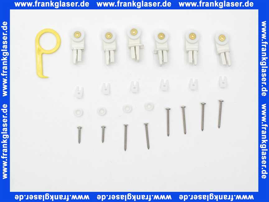 751620001 Duscholux Rollenhalterset in weiss