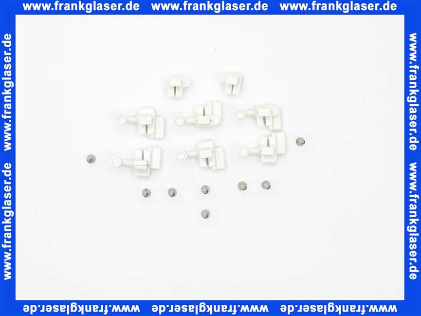 752209001 Duscholux Gleiterset zu Doppelrolle in weiss